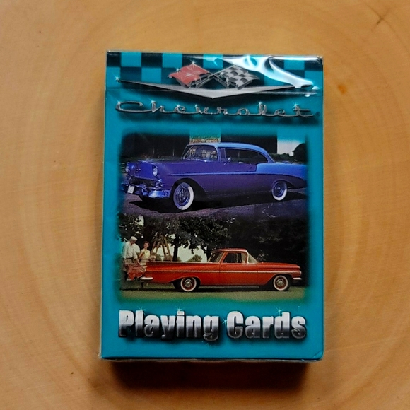 Chevrolet playing cards